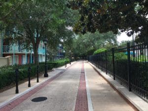 After a long day at the Disney parks, we enjoyed stepping into a peaceful version of New Orleans' French Quarter @ the Port Orleans Resort
