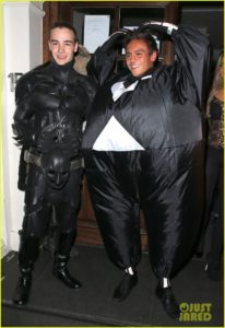 One Direction's Liam Payne & Tom Daley in 2012 Halloween.