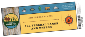 To participate in the Every Kid in a Park program, fourth graders nationwide can visit www.everykidinapark.gov and download a free pass.